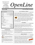 OpenLine Newsletter, March 2005 by Civil Service Council