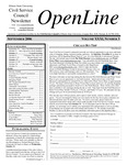 OpenLine Newsletter, September 2006 by Civil Service Council