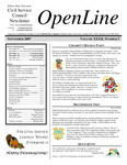 OpenLine Newsletter, November 2007 by Civil Service Council