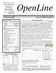 OpenLine Newsletter, September 2007 by Civil Service Council