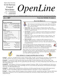 OpenLine Newsletter, July 2007 by Civil Service Council