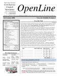 OpenLine Newsletter, September 2008 by Civil Service Council