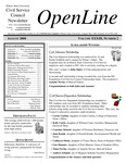 OpenLine Newsletter, August 2008 by Civil Service Council