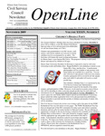OpenLine Newsletter, November 2009 by Civil Service Council