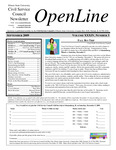 OpenLine Newsletter, September 2009 by Civil Service Council