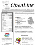 OpenLine Newsletter, January 2009 by Civil Service Council