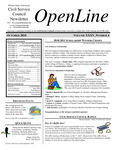 OpenLine Newsletter, October 2010 by Civil Service Council