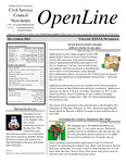 OpenLine Newsletter, December 2011 by Civil Service Council