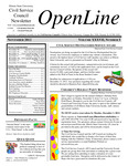 OpenLine Newsletter, November 2012 by Civil Service Council