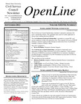 OpenLine Newsletter, September 2012 by Civil Service Council