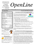 OpenLine Newsletter, October 2013 by Civil Service Council