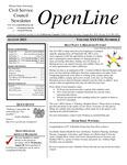 OpenLine Newsletter, August 2013 by Civil Service Council