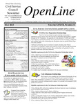 OpenLine Newsletter, May 2013 by Civil Service Council