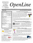 OpenLine Newsletter, April 2013 by Civil Service Council