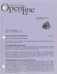 OpenLine Newsletter, vol. 25, no. 2, August 8, 2000 by Illinois State University, Civil Service Council