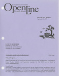 OpenLine Newsletter, vol. 25, no. 3, September 12, 2000 by Illinois State University, Civil Service Council