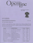 OpenLine Newsletter, vol. 26, no. 1, July 17, 2001 by Illinois State University, Civil Service Council