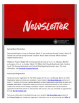 Parent & Family Newsletter, March 2025 by Illinois State University, Parent and Family Services