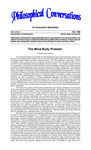 Philosophical Conversations, vol. 4, no. 1, Fall 1999 by Illinois State University, Department of Philosophy