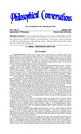 Philosophical Conversations, vol. 7, no. 2, Spring 2004 by Illinois State University, Department of Philosophy