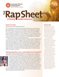 The Rap Sheet, Winter 2008 by Illinois State University, Department of Criminal Justice Sciences