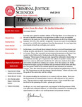 The Rap Sheet, Fall 2011 by Illinois State University, Department of Criminal Justice Sciences