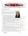The Rap Sheet, Spring 2013 by Illinois State University, Department of Criminal Justice Sciences