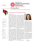 The Rap Sheet, Fall 2014 by Illinois State University, Department of Criminal Justice Sciences