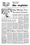 The Register, Volume 3, no. 1, September 1968 by Illinois State University