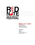 Red Note New Music Festival Program, 2011 by School of Music