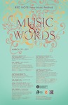 Red Note New Music Festival Poster, 2012 by School of Music and Carl Schimmel