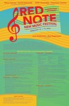 Red Note New Music Festival Composition Competition Announcement, 2020 by School of Music, Carl Schimmel, and Roy Magnuson