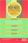 Red Note New Music Festival Poster, 2018 by School of Music, Carl Schimmel, and Roy Magnuson