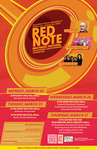 Red Note New Music Festival Poster, 2025 by School of Music, Carl Schimmel, and Alex Stephenson