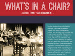 Serving Students: The Legacy of Milner’s Library 08: What’s in a Chair (1 panel) by Angela L. Bonnell