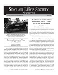 Sinclair Lewis Society Newsletter, Vol. 21, No. 1