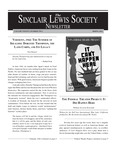 Sinclair Lewis Society Newsletter, Vol. 20, No. 2