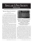 Sinclair Lewis Society Newsletter, Vol. 22, No. 1