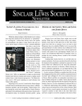 Sinclair Lewis Society Newsletter, Vol. 27, No. 2