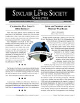 Sinclair Lewis Society Newsletter, Vol. 28, No. 2