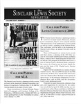 The Sinclair Lewis Society Newsletter, Vol. 8, No. 1