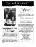 The Sinclair Lewis Society Newsletter, Vol. 10, No. 1