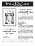 The Sinclair Lewis Society Newsletter, Vol. 11, No. 1