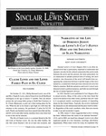 The Sinclair Lewis Society Newsletter, Vol. 15, No. 2