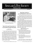 The Sinclair Lewis Society Newsletter, Vol. 16, No. 2