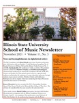 School of Music Faculty/Staff Newsletter, November 2021