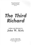 The Third Richard by School of Theatre and Dance