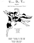 Fall Student Choreographic Concert, November 1991 by School of Theatre and Dance