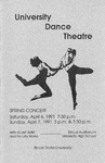 University Dance Theatre Spring Concert, April 6-7, 1991