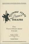 Fall Faculty/Guest Artist Concert, December 1-3, 1995 by School of Theatre and Dance